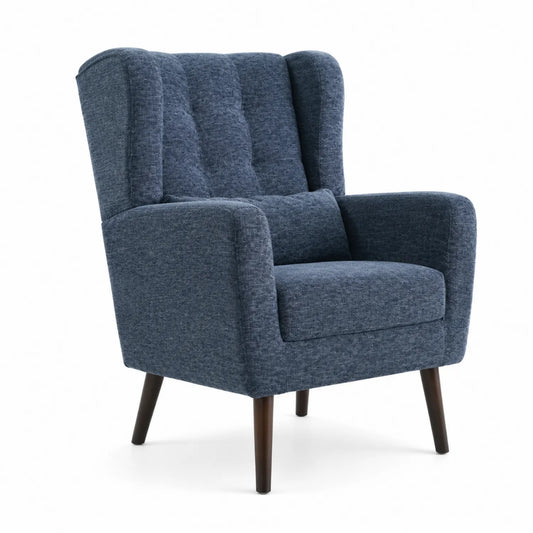 Stoffsessel Blau 80x85x100 cm